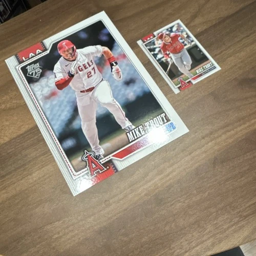 Topps Series One Mike Trout Angels MLB Baseball Card Lot 2 Cards