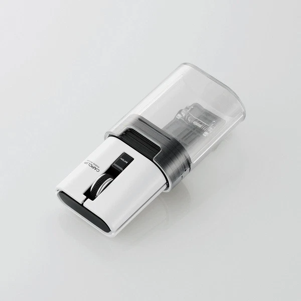 ELECOM CAPCLIP Bluetooth Mouse IOS Compatible 3Button S Size White New Japan - Image 4 of 4