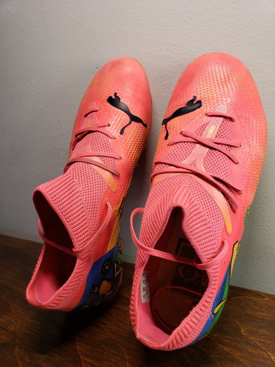 PUMA Neymar Jr. Future 7 Match FG AG Pink Graphic Cleats Copa