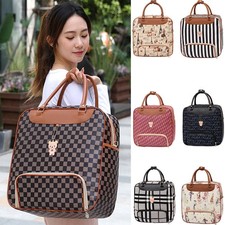 Women Holdall Hand luggage Handbag Large Travel Zip Bag Lady Weekend Overnight