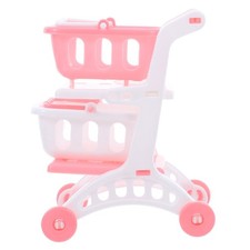 8 Pcs Play Grocery Store Items Children's Mini Handcart Miniature Shopping
