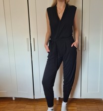 Eleganter Overall Einteiler von Les Lunes  aus Jersey in Schwarz TOP Gr. 38 