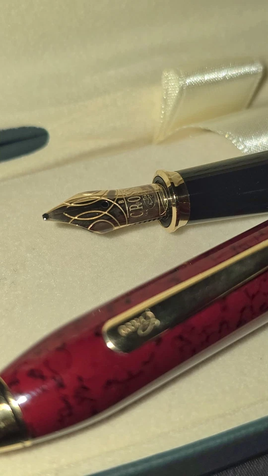 Cross Townsend Füller rot. - Bild 3 von 4