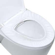 10 Pack Disposable Toilet Seat Covers for Travel Toilet Seat Mat Portable