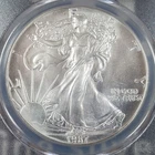 1987-P US American Silver Eagle-1 oz .999 Fine Silver-PCGS MS69