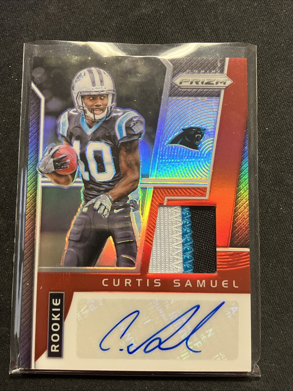 Curtis Samuel Panini Prizm Rookie Autographs #CS Red Power