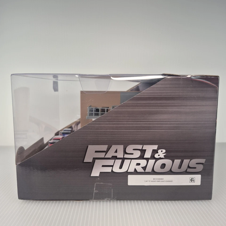 Jada Toys Fast And The Furious Han's Garage Nano Scene Diorama 2 Vehículo Diecast Foto 4 de 4