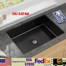 Bathroom Sink Single Bowl Undermount Bathroom Wash Sink Rectangular Sink 23L