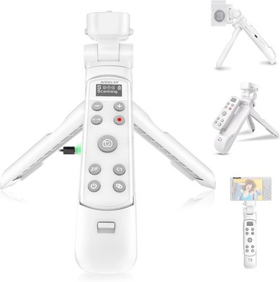 For Sony Vlogging Shooting Grip Tripod, Rechargeable Wireless Camera Remote 