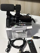 Video Camera 2.7K IRCamcorder Ultra HD 36MP Vlogging/YouTube Camera & Accessory
