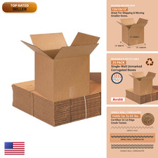 Box Usa Usa 131313 Cube Corrugated Cardboard 13 L X 13 W X 13 H Kraft For
