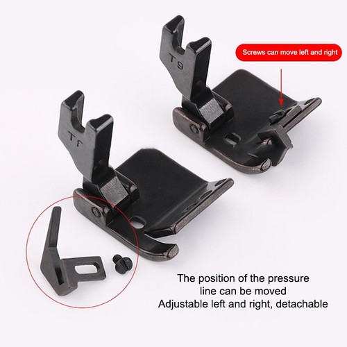 T9 Adjustable Multifunctional Presser Foot Hemming Folded Rolling Edge Guide _ou - Photo 9/10