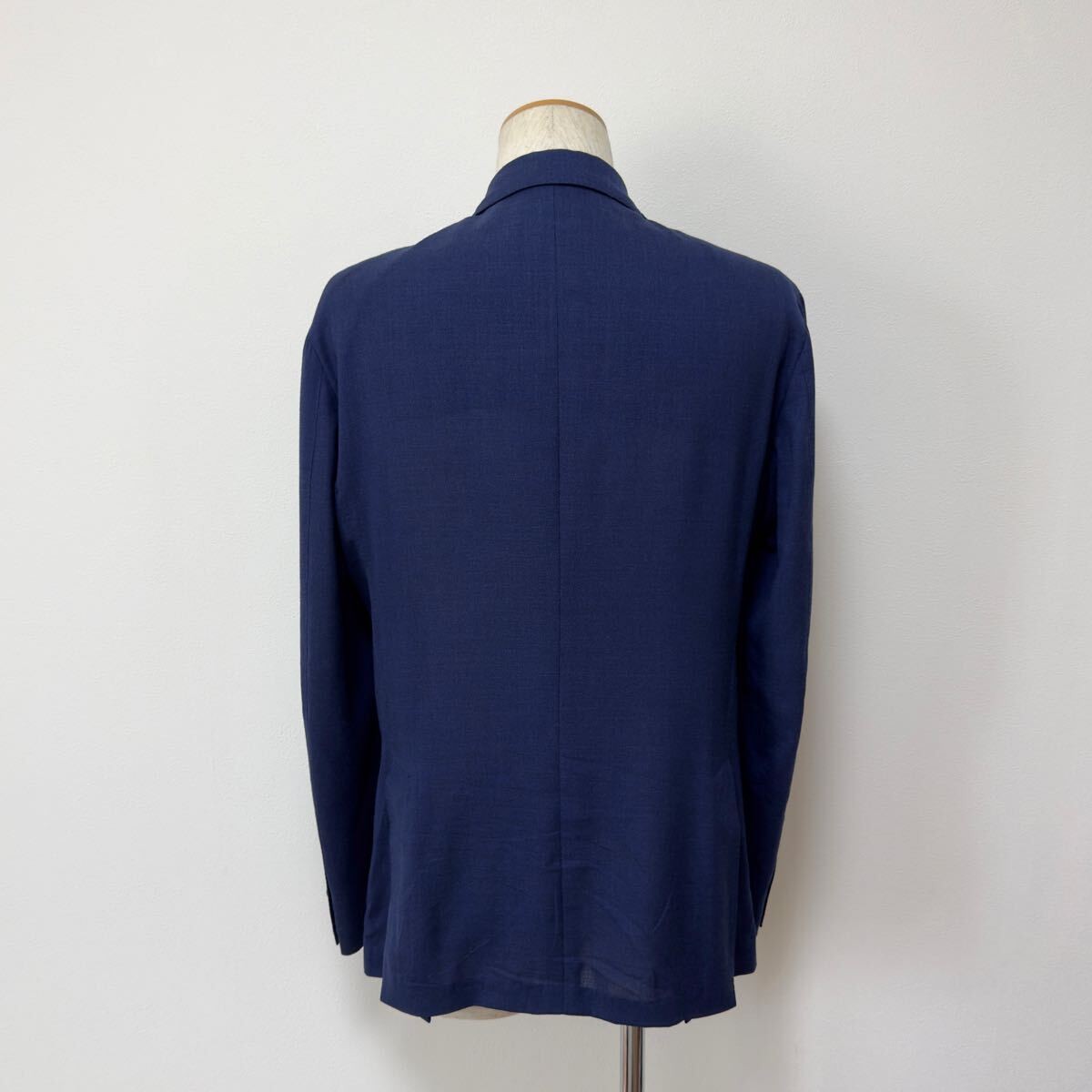 Lardini sartoria loro piana生地　3piece Lardini Ing Loro Piana 3 Buttons Wool Gray/Blue Blazer