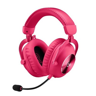 Logitech PRO X2 LIGHTSPEED Kabelloses Gaming-Headset Rosa wireless Bluetooth PS5