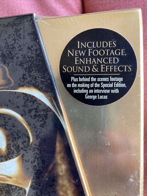 STAR WARS TRILOGY SPECIAL EDITION VHS GOLD BOX SET 1997 FACTORY