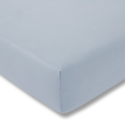 Estella Zwirnjersey Spannbetttuch 6900-615 wolke 180x200 - 200x220 cm Steg 40 cm