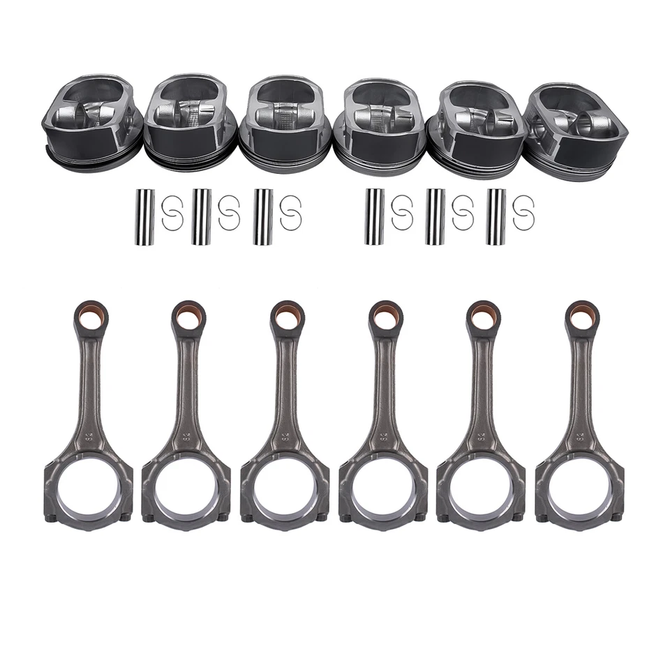 Kit de anéis de pistão e hastes de conexão para Toyota 4Runner FJ Cruiser Tacoma 1GRFE - Imagem 2 de 4