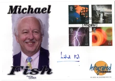 GB 2000 Fire & Light FDC Signed Michael Fish Limited Edition WS29509