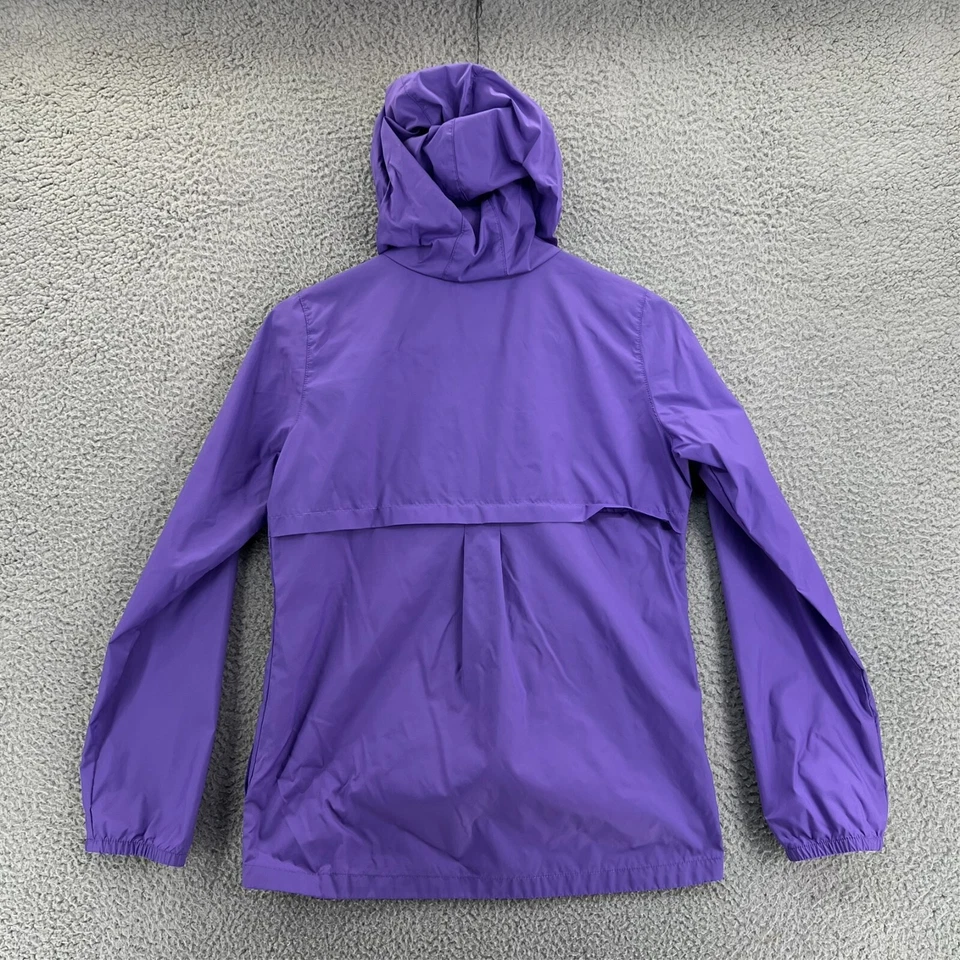 Chaqueta de lluvia cortavientos púrpura COLUMBIA para niña grande 14/16 con capucha ligera Foto 2 de 4