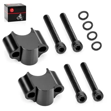 Handlebar Riser Lift Kit Clamps 7/8" Bar 30mm Height for Honda Suzuki Kawasaki