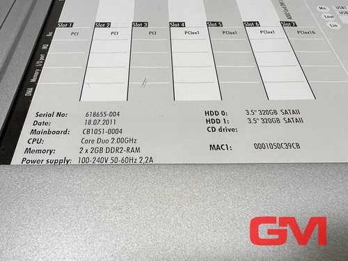 Beckhoff Industrial PC C6140 Industrie PC 2 x 2GB Core 2.00 GHz C9900-A196 - Bild 8 von 14