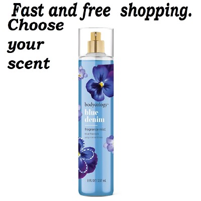 Bodycology Long-Lasting Fragrance Body Mist,8 fl oz, Choose scent