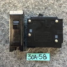 Lot of 2 Westinghouse Quicklag Type BA 120/240V Circuit Breaker 1 Pole 20 Amp