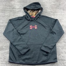 Sudadera con Capucha Under Armour Talla L Mujer Camuflada Cold Gear Manga Larga Sudadera con Capucha