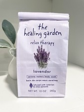 The Healing Garden Lavender Therapy Serene Waters Body Soak - 10 oz SEALED HTF