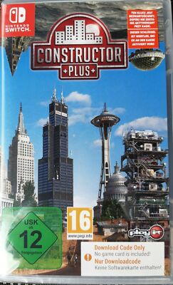 NEU für Nintendo SWITCH Spiel CONSTRUCTOR PLUS Game Key Download Code Email 24H