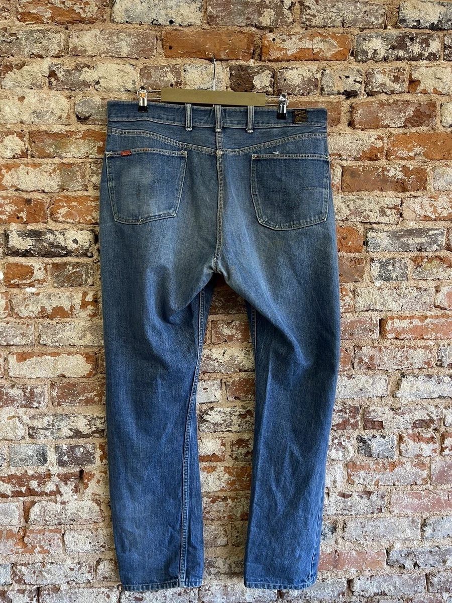 Vintage 50s 60s Buckaroo By Big Smith Sanforized Denim Jeans Size 38x32