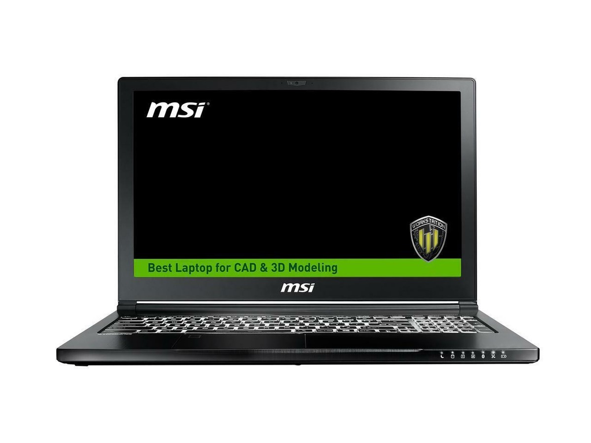 Nvidia Quadro I7 8750h Msi Ws63 8sk MSI WE73 Workstation Laptop