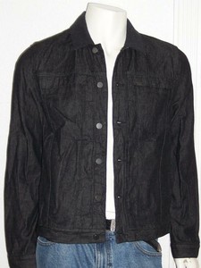 casaco jeans masculino preto