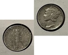 1941 P, No Mint Mark, 90% Silver Mercury Dime — Free Shipping