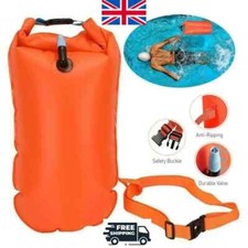 Air Dry Bag Device Buoy Tow Float Swimming Inflatable Open Water Swim Buoy
