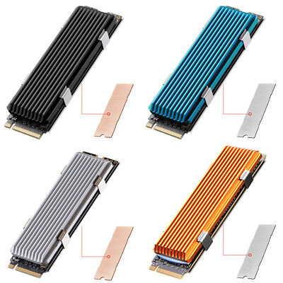 Dissipatore Per SSD NVMe M.2 2280 - In Alluminio, Con Adesivo Termico E Pad, Per Raffreddamento Efficace