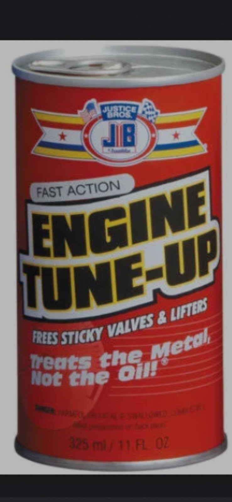 Engine Oil Additive Justice Brothers Engine TuneUp Treats Metal Not