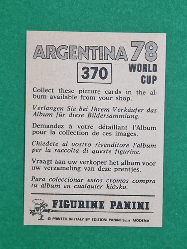 M.lista 201 - 400 Figurine Panini WC Argentina 78 scegli mancanti Choice missing - Foto 311 di 367