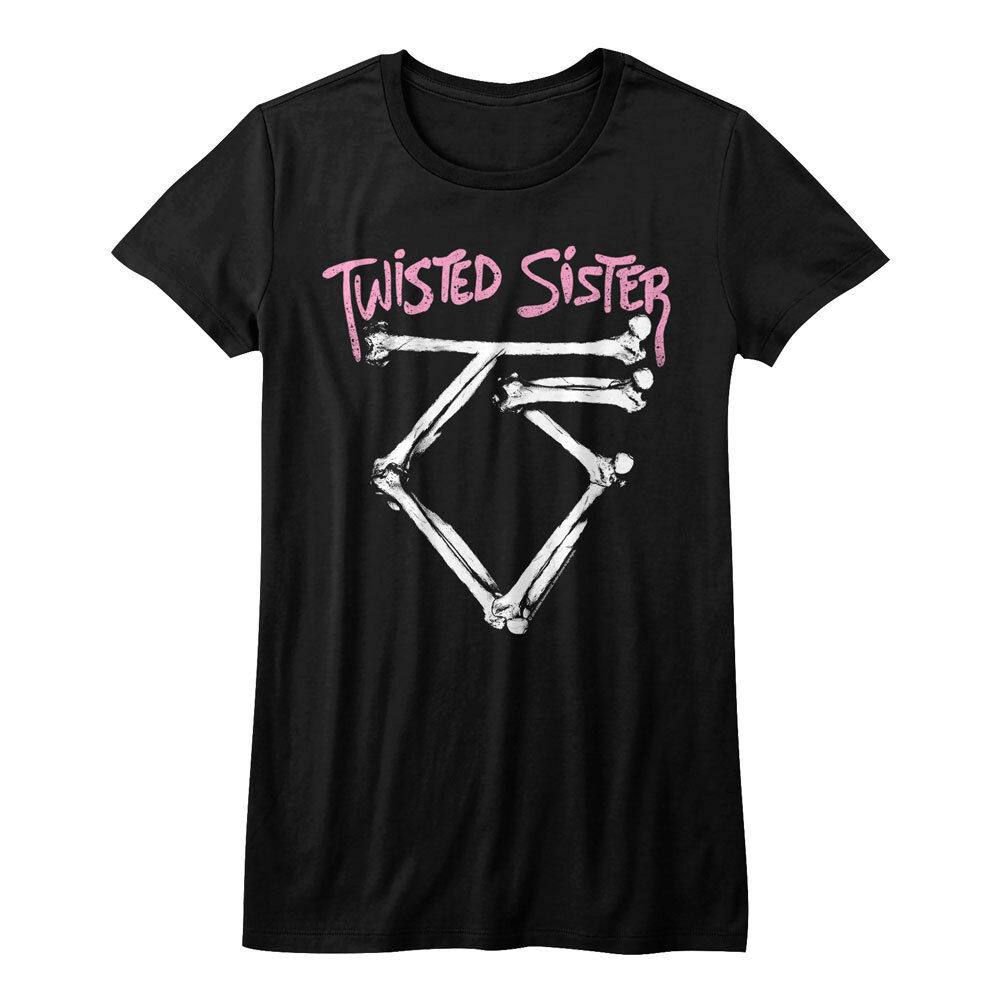 Twisted Sister Band Logo Women's Fitted T Shirt Heavy Metal Twisted Sister Band Logo Women's Fitted T Shirt Heavy Metal