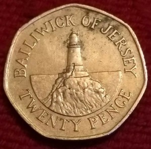 bailiwick of jersey 20p 2007 lighthouse