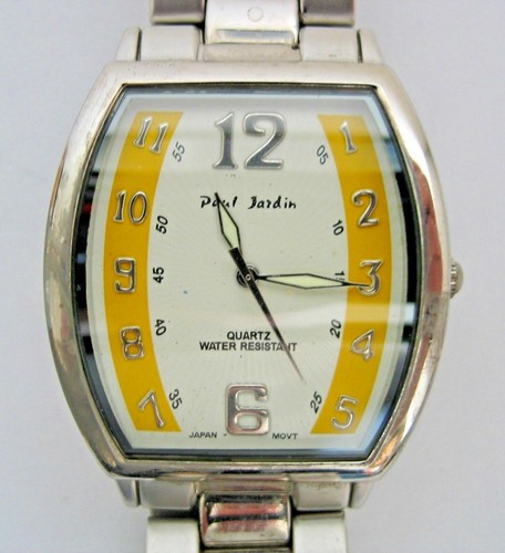 Vintage Paul Jardin Fashion Wristwatch Quartz Stainless Water Resistant Watch - Picture 4 of 4
