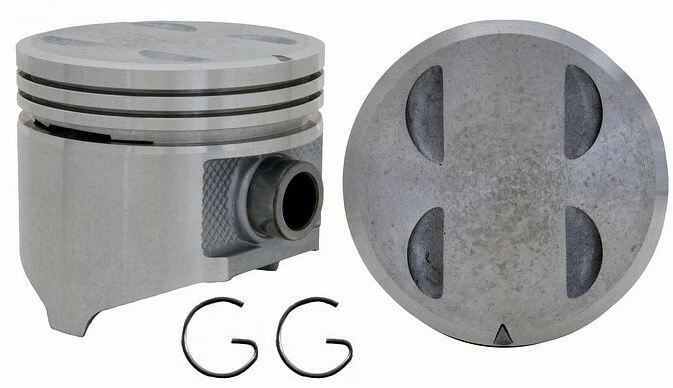 Chrysler Dodge Plymouth Car 318 1967-1984 5,2 L V8 - pistones superiores planos y anillos premium Foto 2 de 3