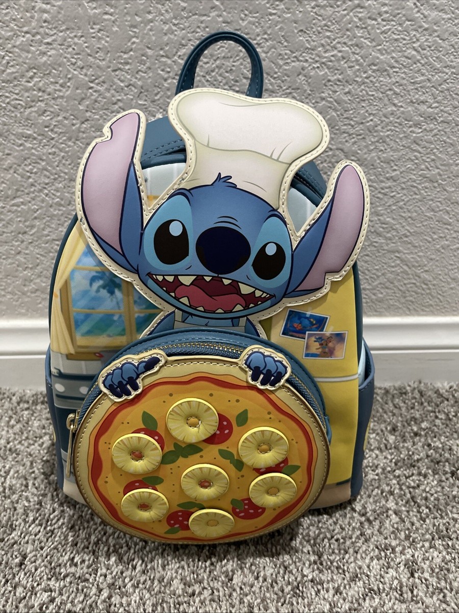 Loungefly Disney Lilo & Stitch Pineapple Pizza Mini Backpack Loungefly Disney Lilo & Stitch Pineapple Pizza Mini Backpack  main image 4