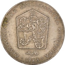 #1000813 Coin, Czechoslovakia, 2 Koruny, 1983
