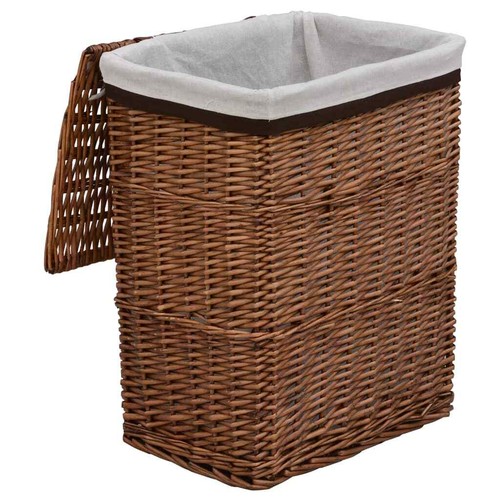 Wäschekorb Braun Weidengeflecht - Bild 5 von 8
