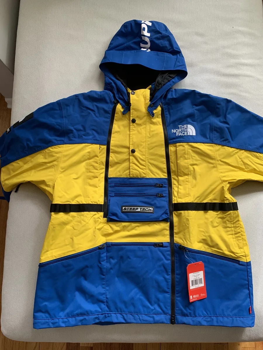 Supreme The North Face Steep Tech Blue Jacket SS16 Sz XL 100% Authentic