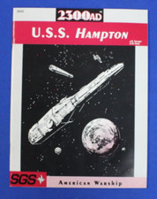 Seeker Gaming 1991 2300 AD USS Hampton American Warship RPG 25mm Deck Plans