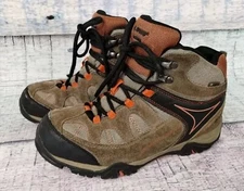 Hi-Tec Altitude Lite I WP Jr Leather WaterProof Hiking Boots Brown Orange Size 3