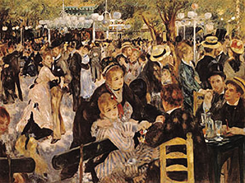 Bal du moulin de la Galette by Pierre-Auguste Renoir Classic Art