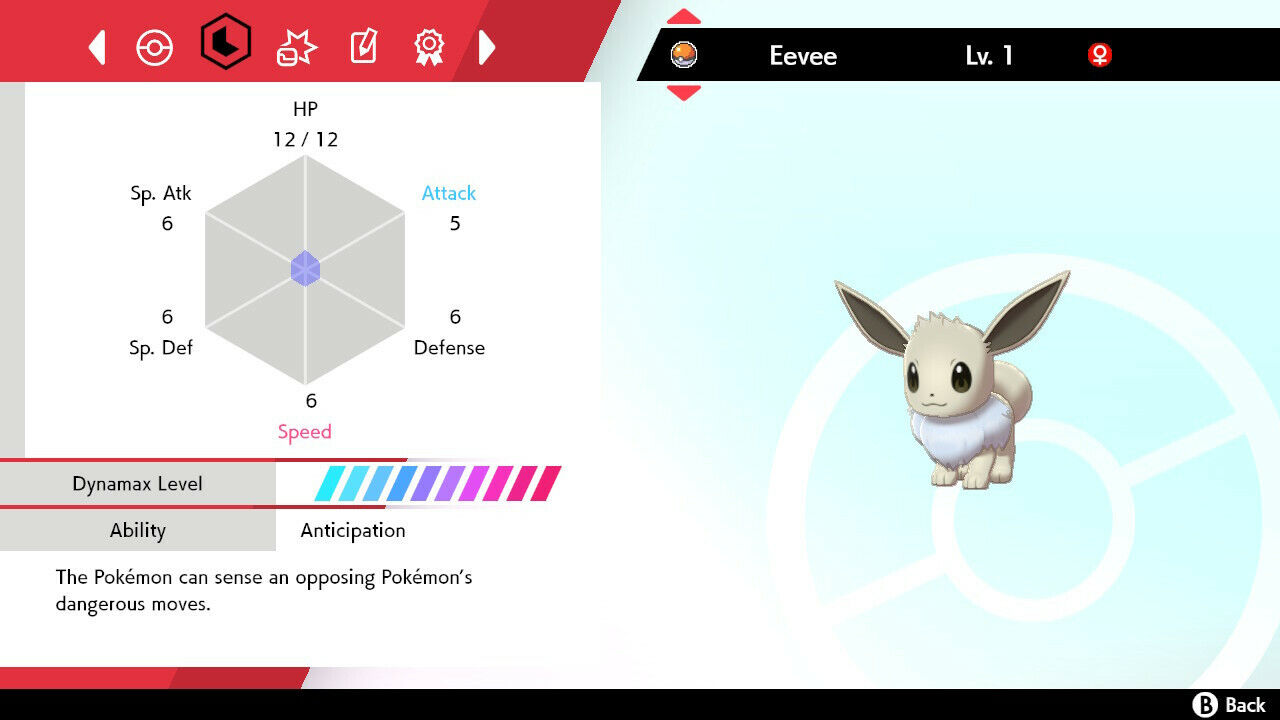 Pokemon 6133 Shiny Eevee Partner Pokedex: Evolution, Moves